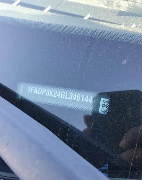 2016 Ford Focus Se from USA, damaged, VIN 1FADP3K24GL346144